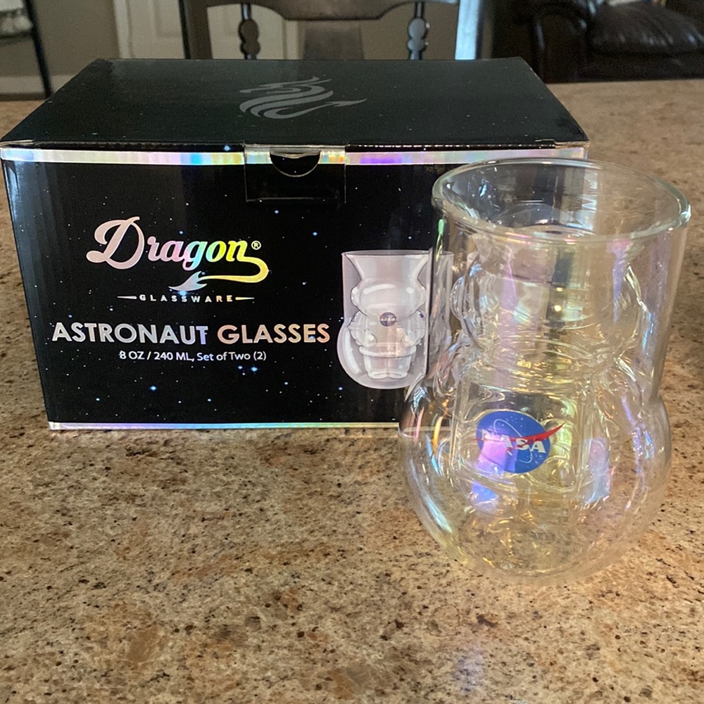 Dragon glassware Astronaut glasses